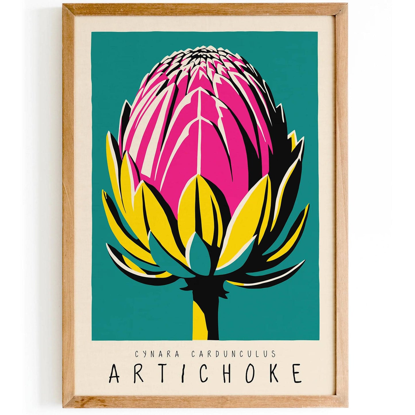Artichoke Kitchen Decor - Retro Print - HypeSheriff