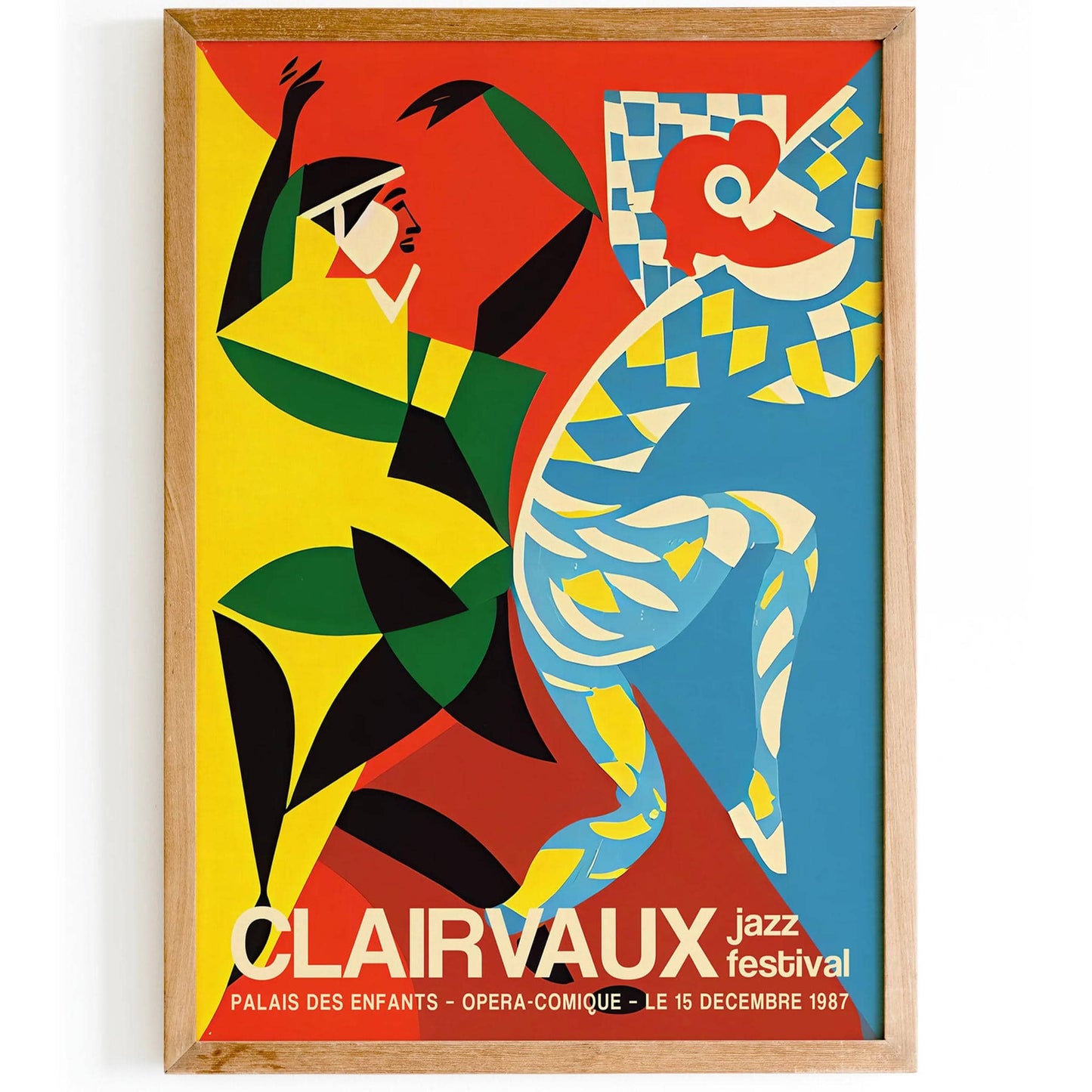 Clairvaux Jazz Festival 1987 Vintage Poster - HypeSheriff