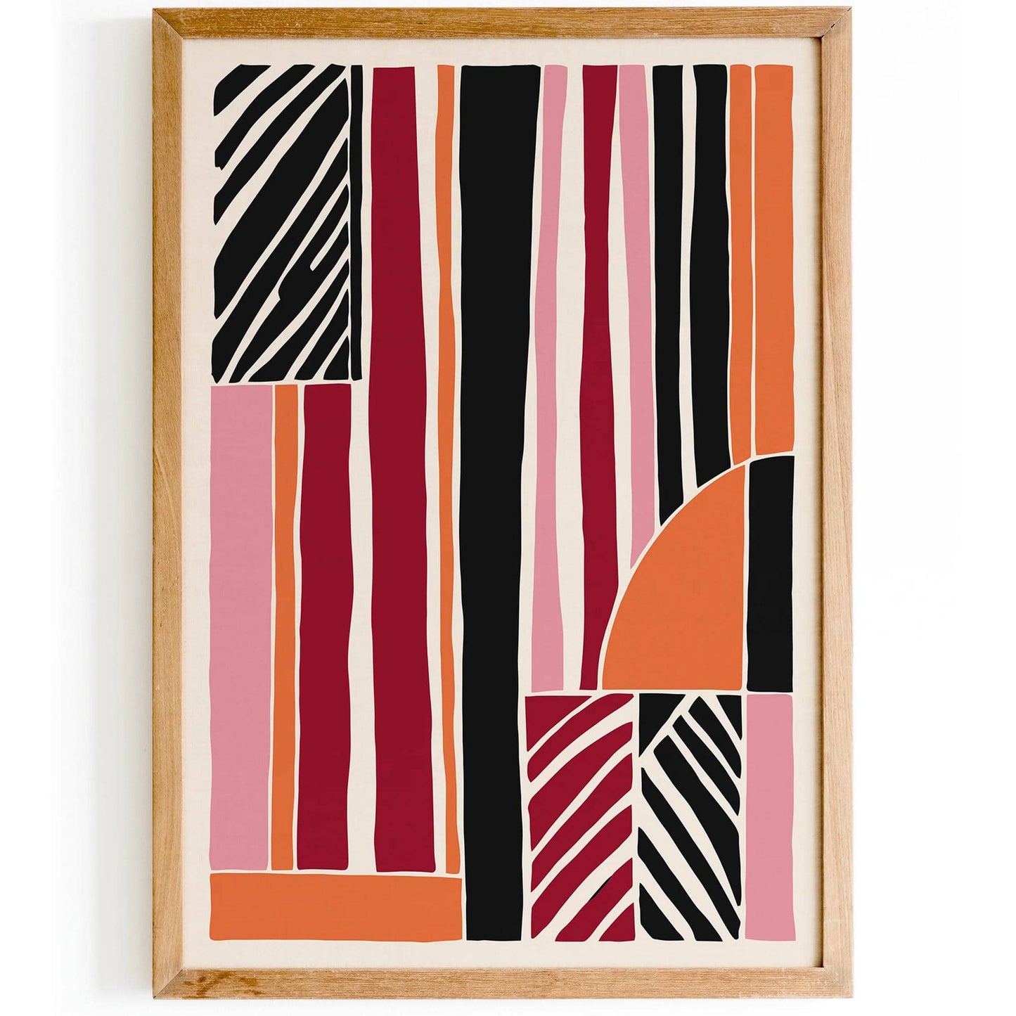 Abstract Mid-Century Wall Print - HypeSheriff