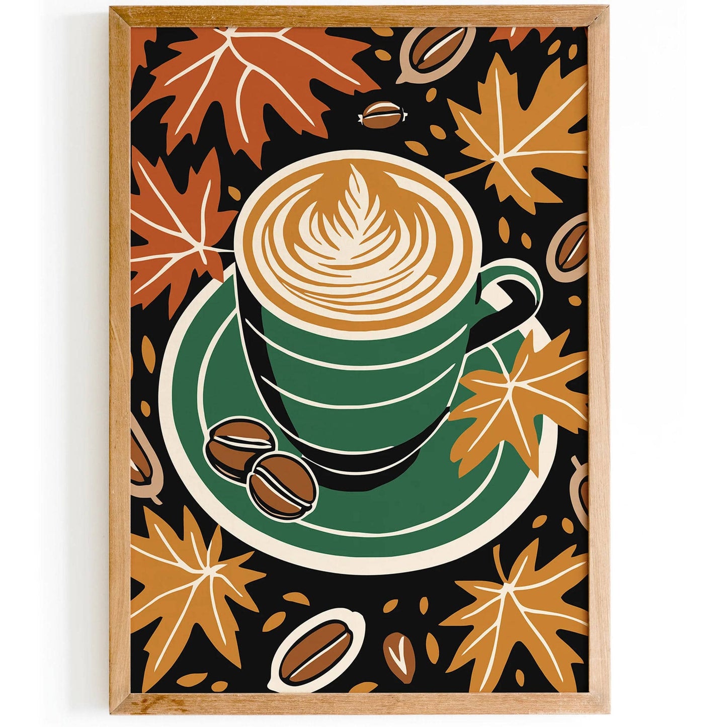 Fall Coffee Kitchen Art Print 2025 - HypeSheriff