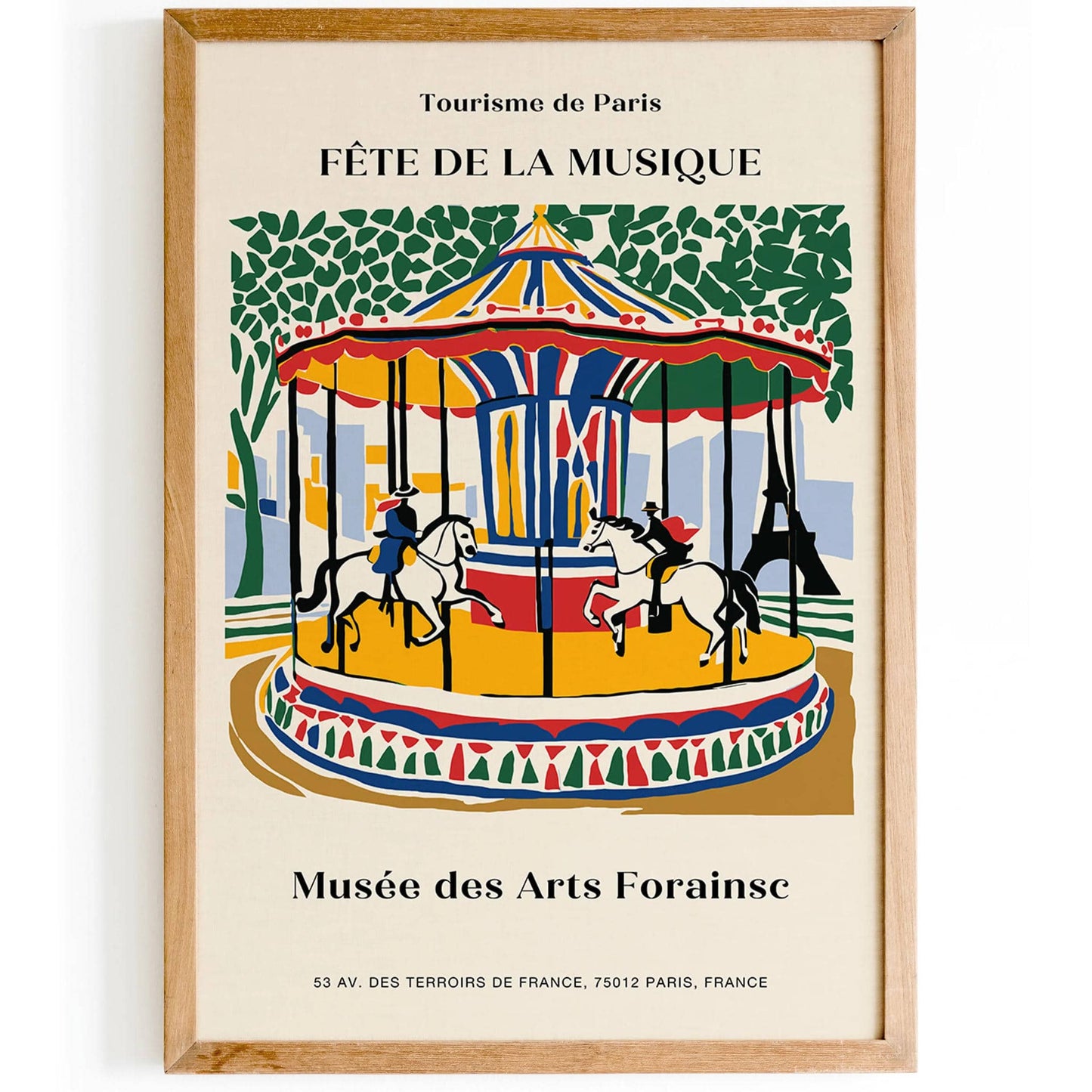Musée des Arts Forains Paris Poster - HypeSheriff