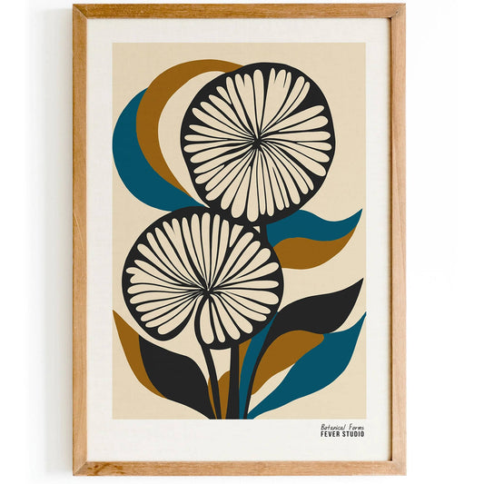 Botanical Forms Fever Studio Poster - HypeSheriff
