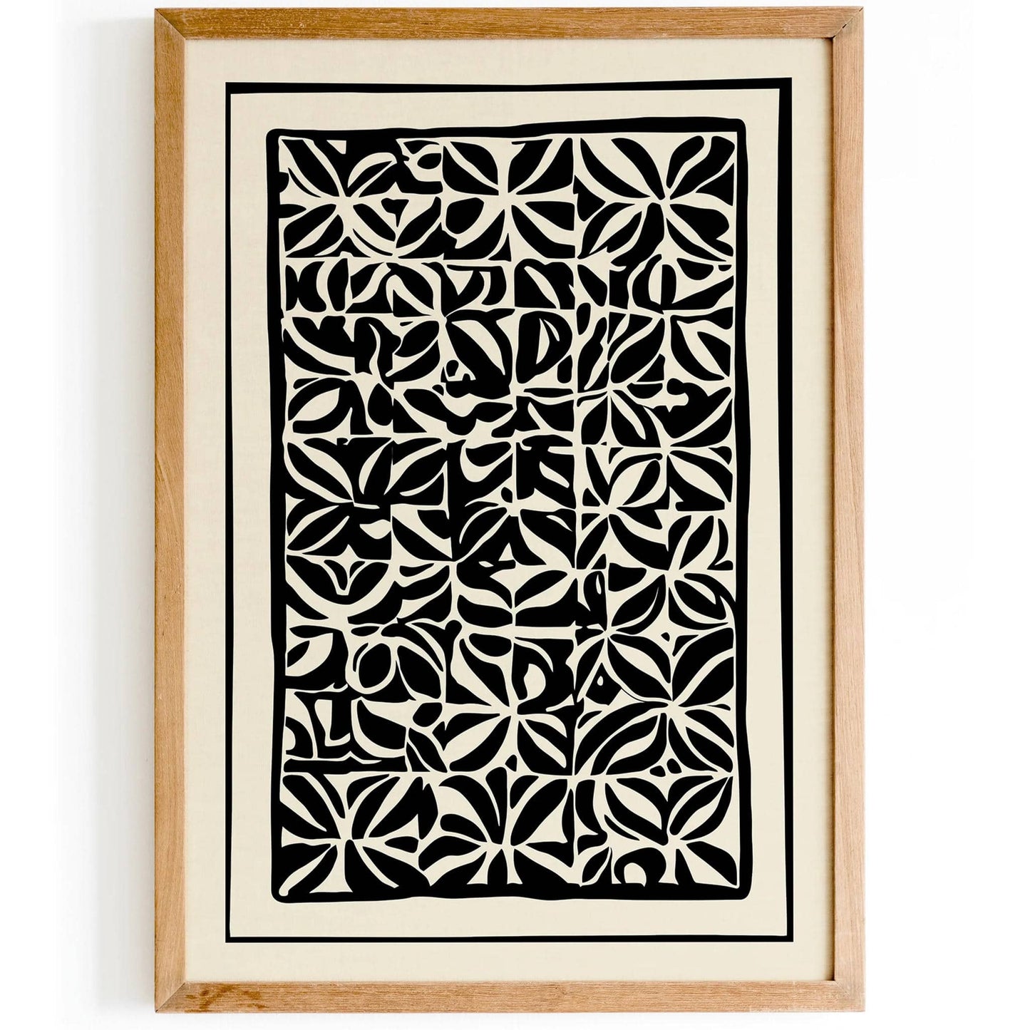 Abstraction Noire Poster - HypeSheriff