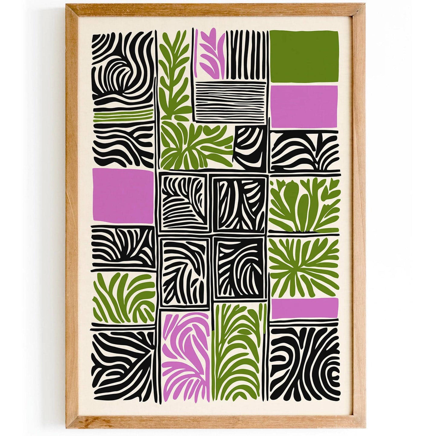 Modern Nature Cut Outs Poster - HypeSheriff