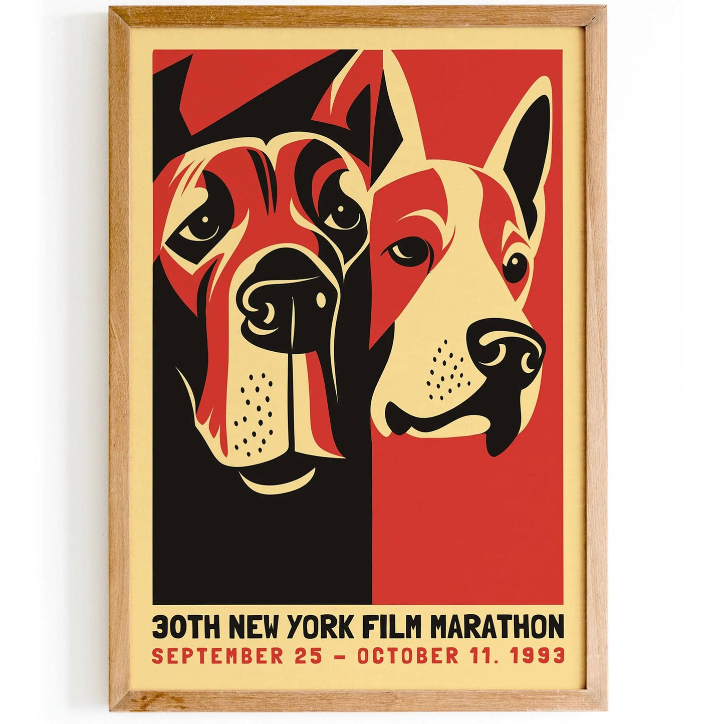 New York Film Marathon 1993 Retro Poster - HypeSheriff