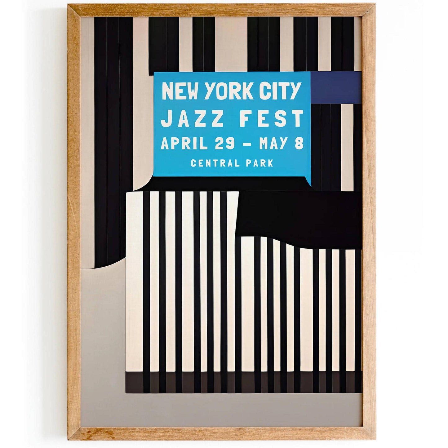 Retro Minimalist Music Poster - HypeSheriff