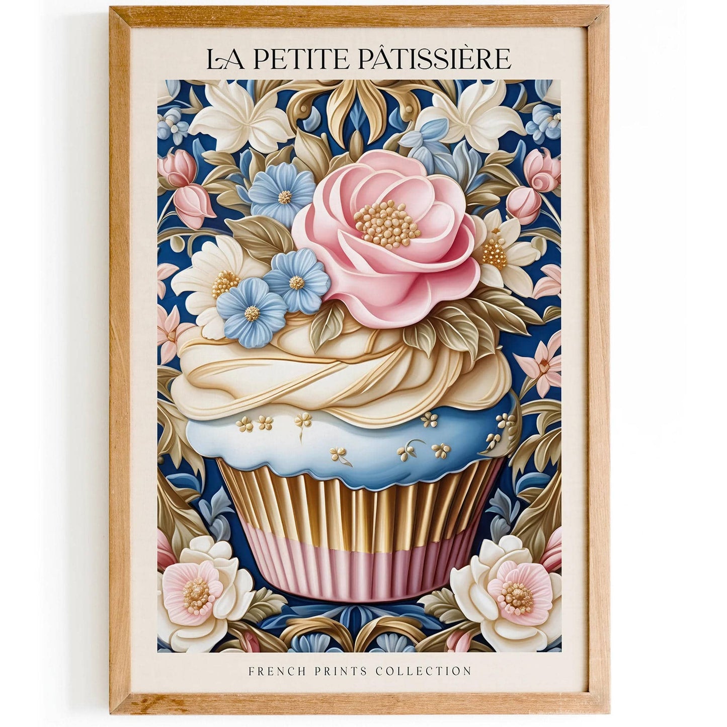 Elegant La Petite Pâtissière Artwork - Vintage Bakery Poster - HypeSheriff