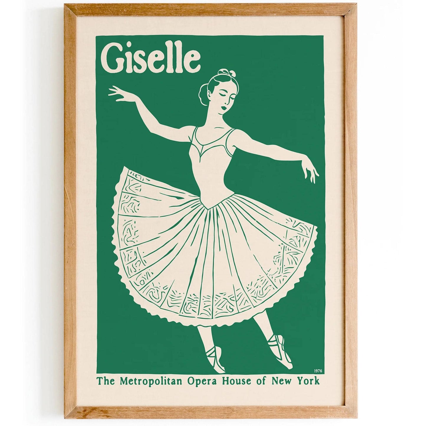 Giselle 1976 Retro Ballet Poster - HypeSheriff