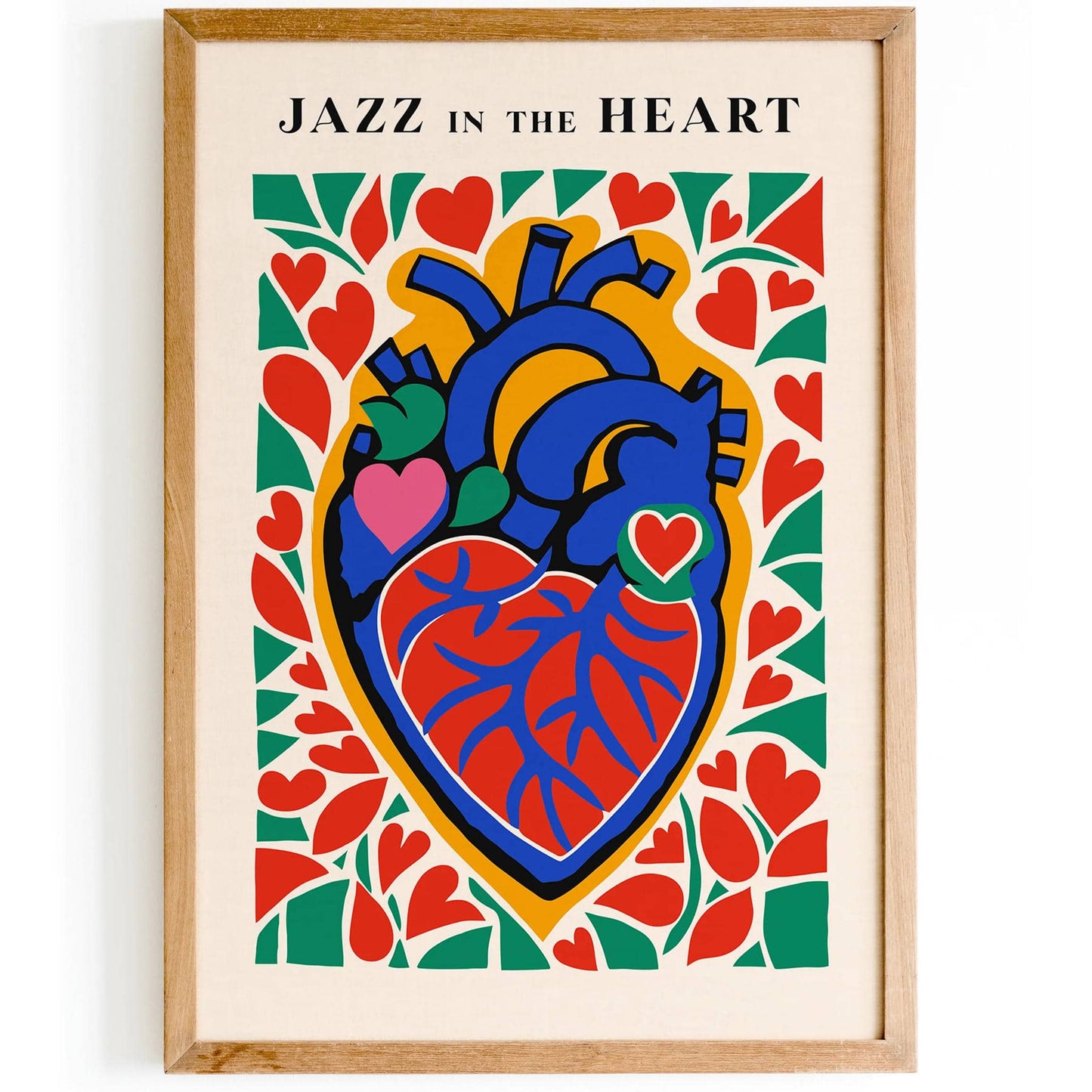 Jazz in the Heart Music Poster - HypeSheriff