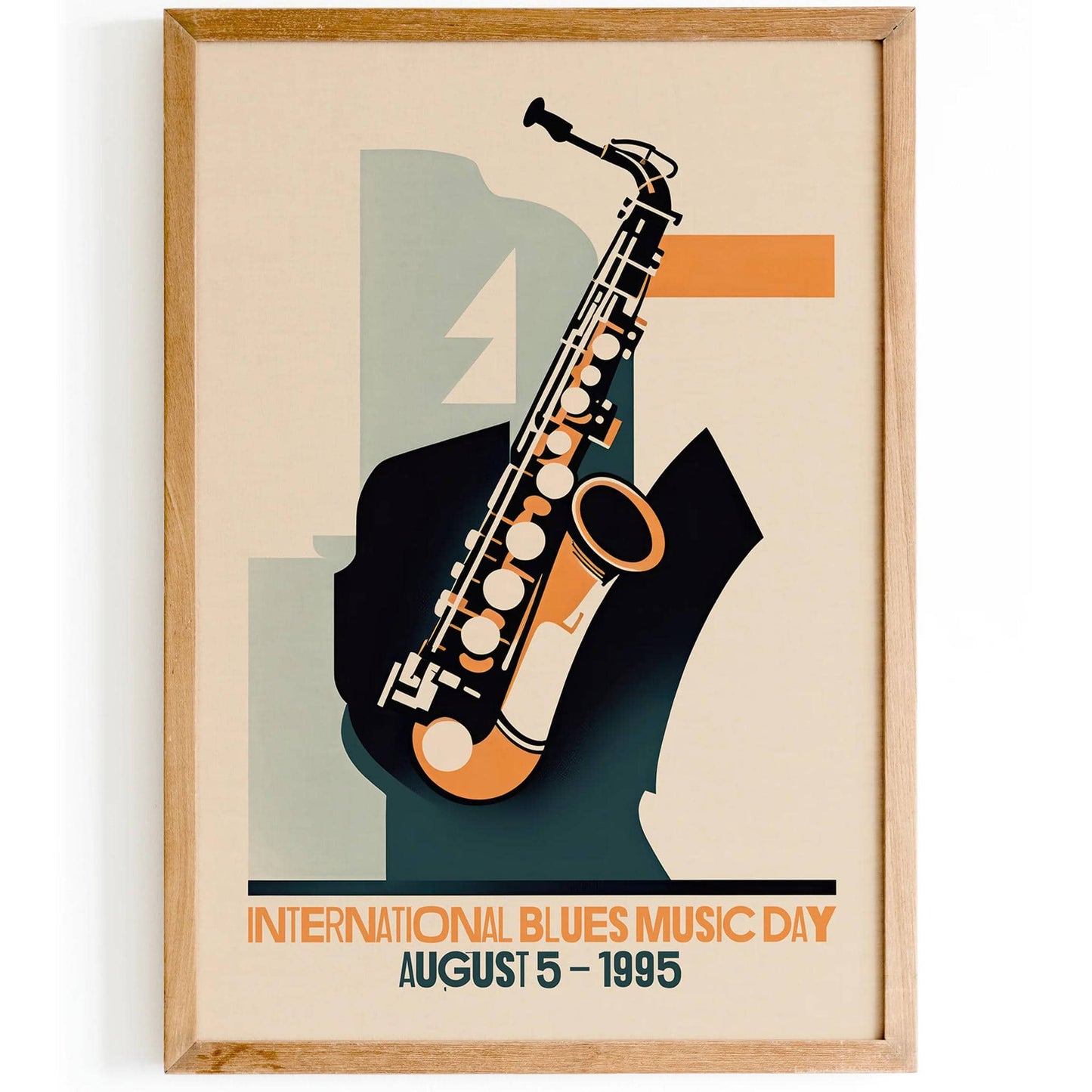 Blues Music Day 1995 Poster - HypeSheriff