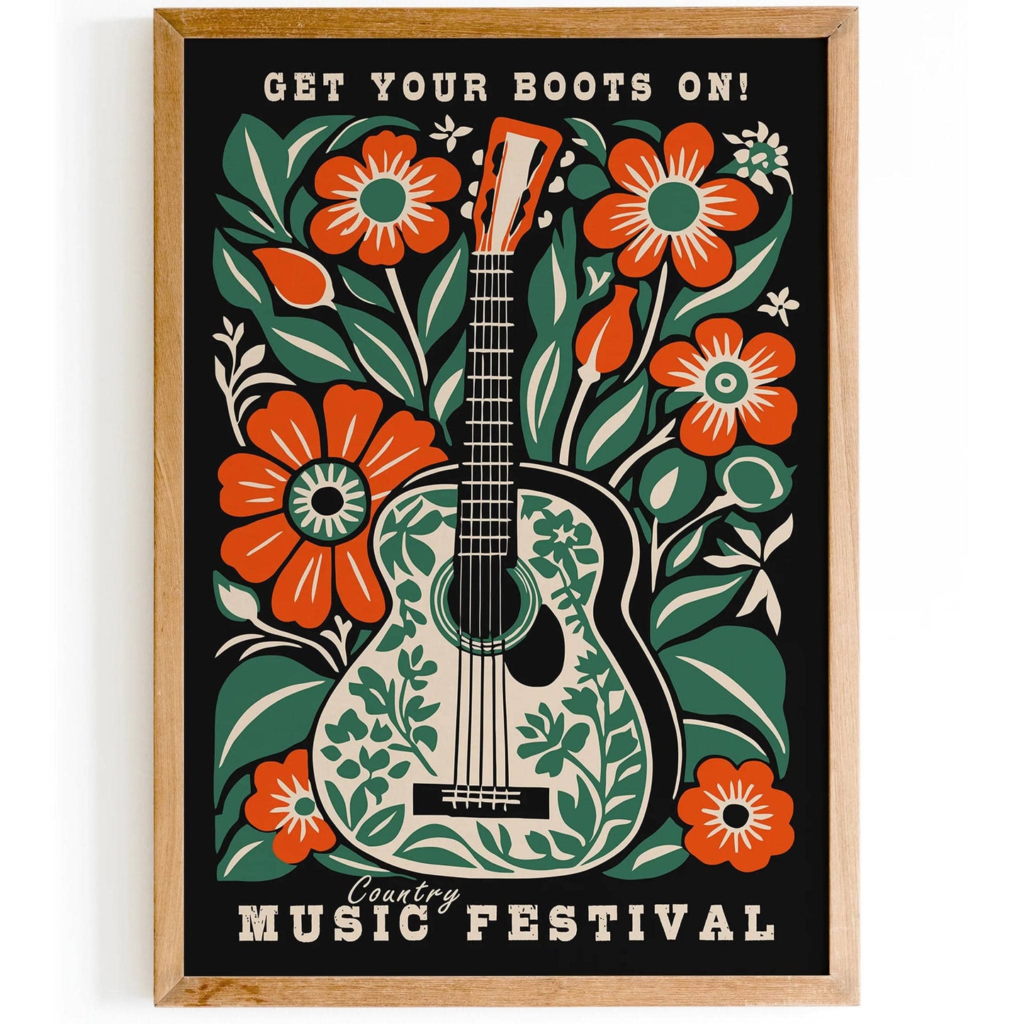 Country Music Festival Poster - HypeSheriff