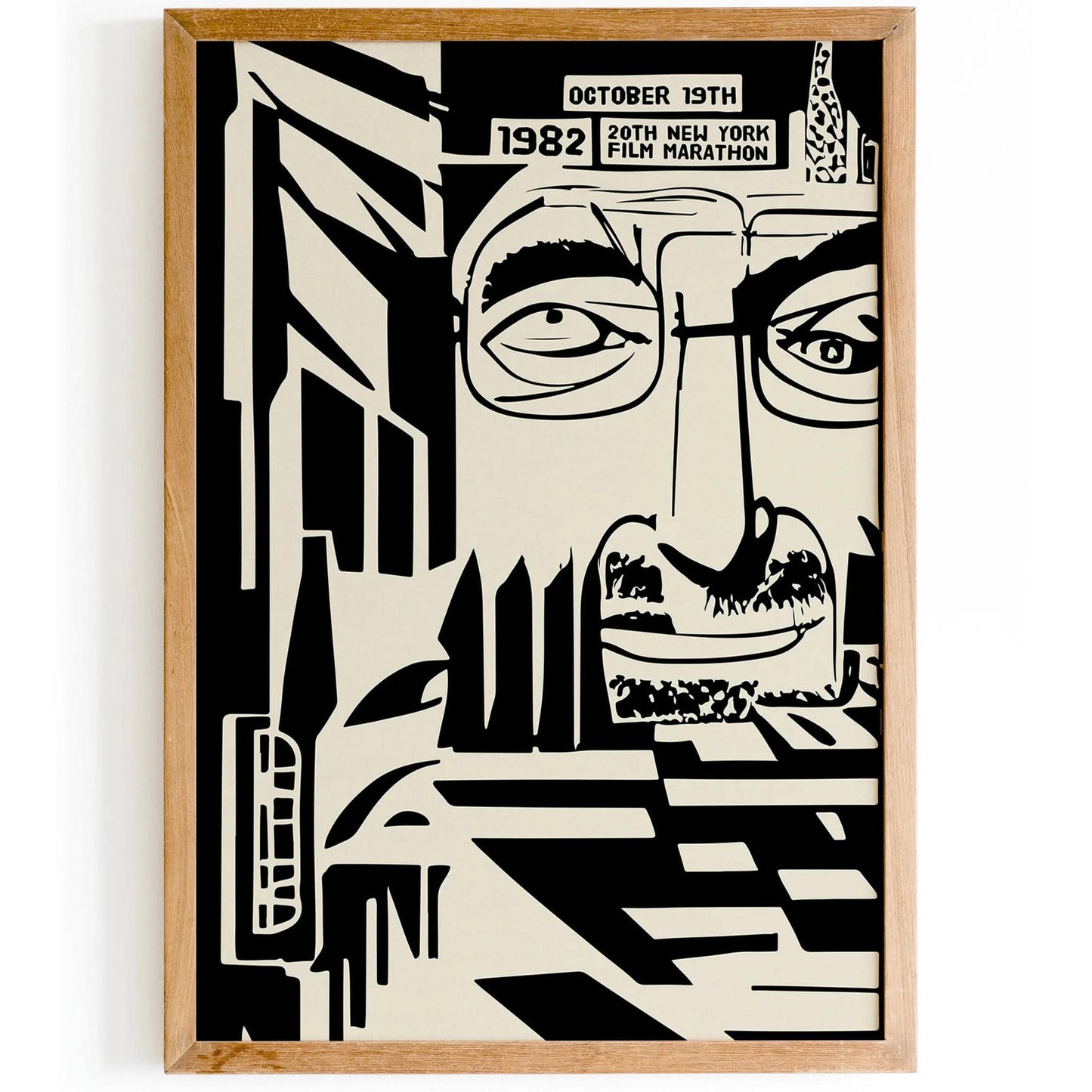 1982 NYC Film Festival Vintage Poster - HypeSheriff