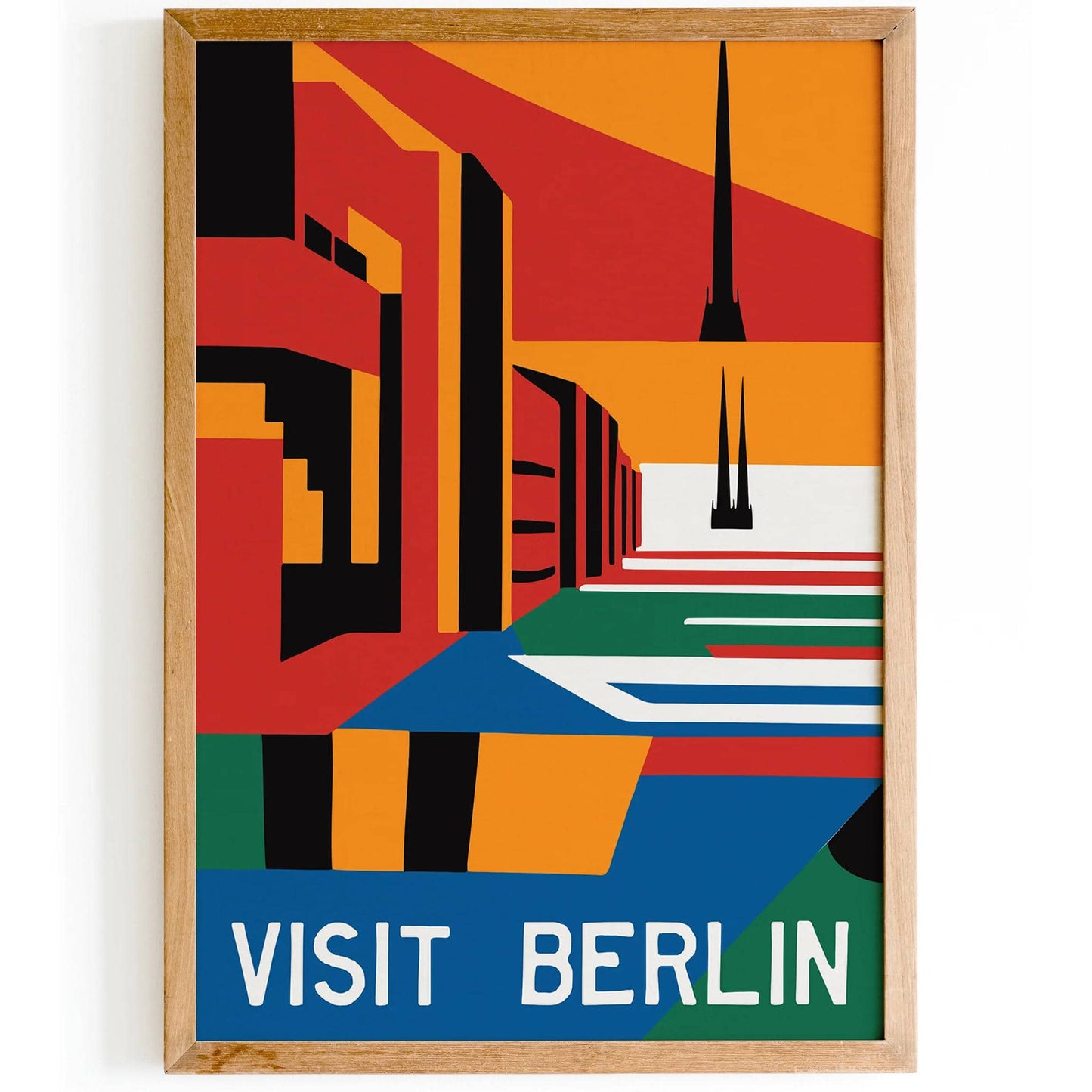 Visit Berlin Bauhaus Wall Art - HypeSheriff