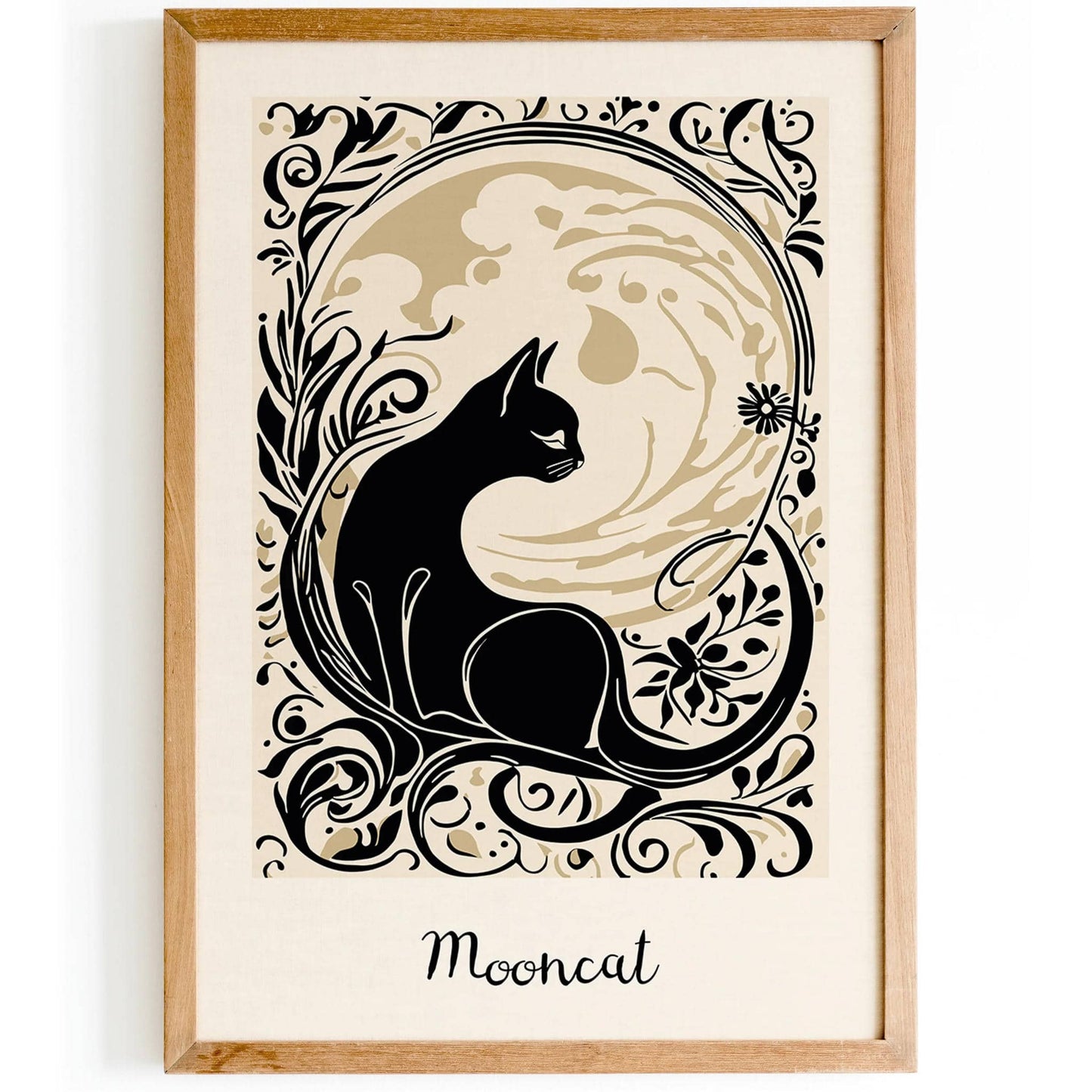 Mooncat Poster - HypeSheriff