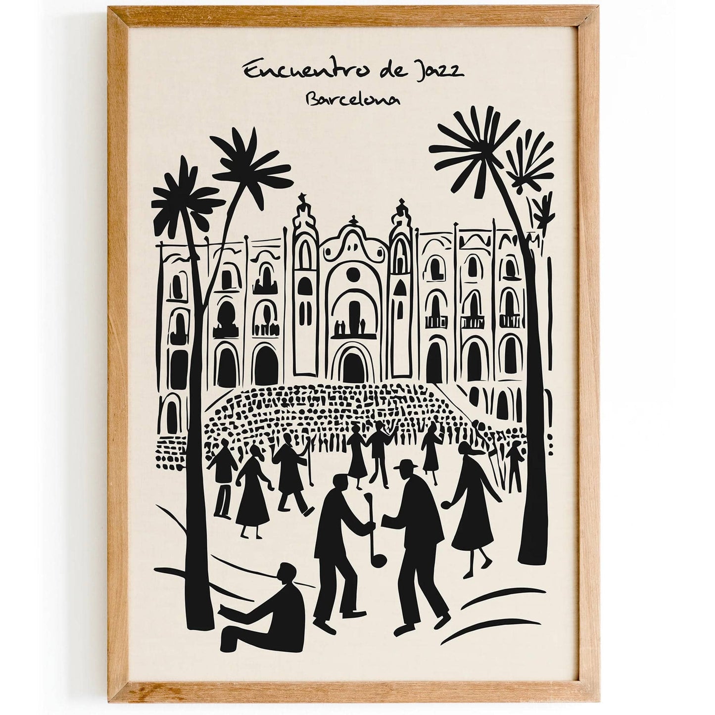 Festival de Jazz de Barcelona Art Print - HypeSheriff