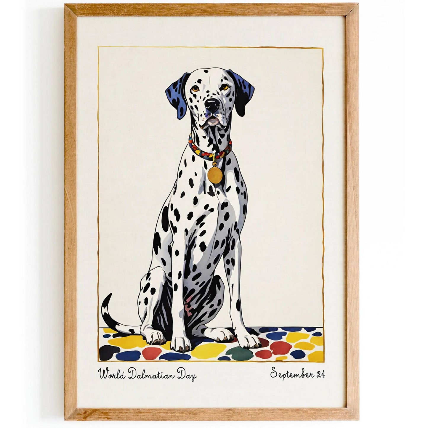 World Dalmatian Day Dog Art Print