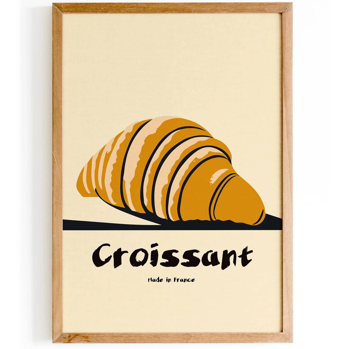 Croissant - Made in France - Kitchen Wall Art - HypeSheriff