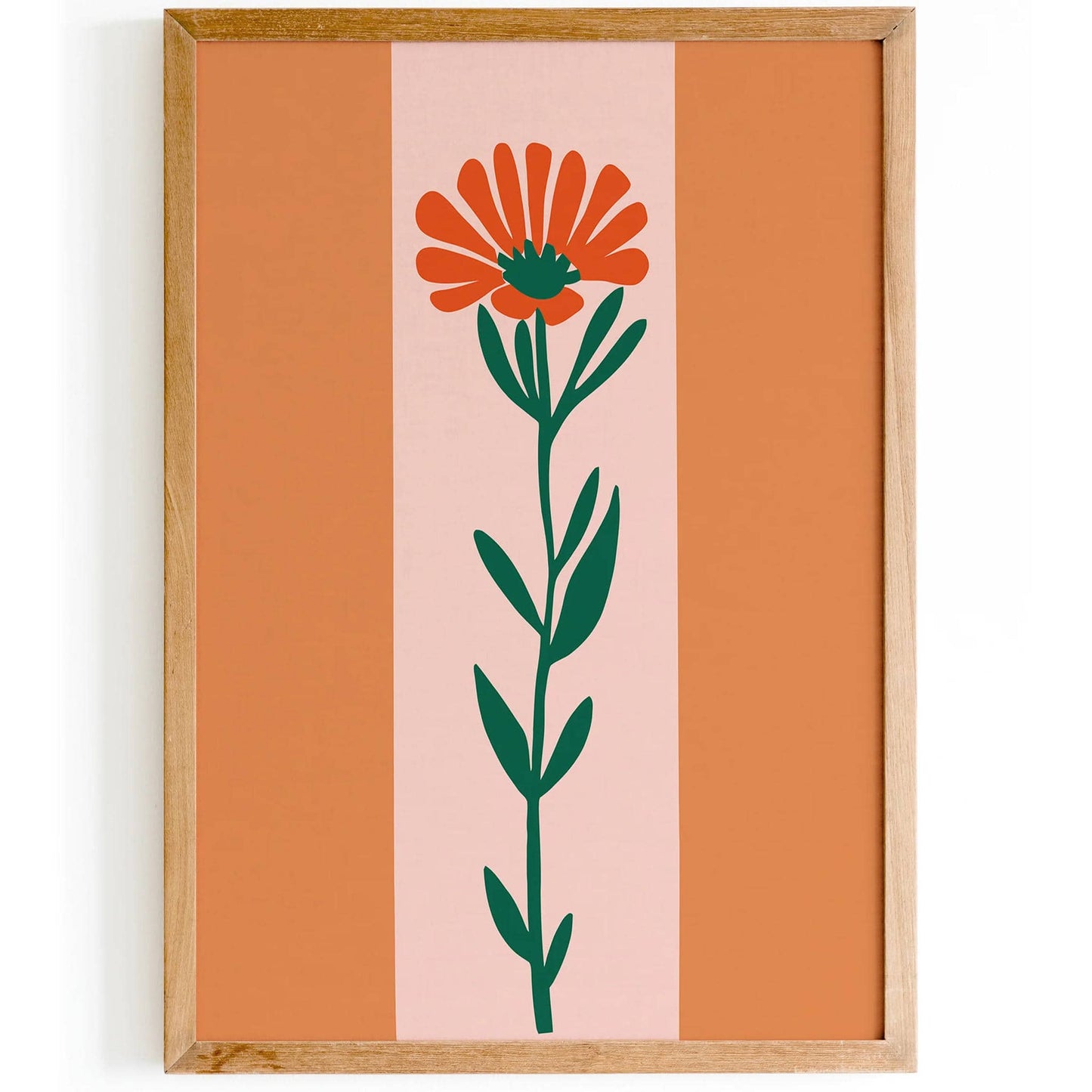 Retro Minimalist Flower Print - HypeSheriff