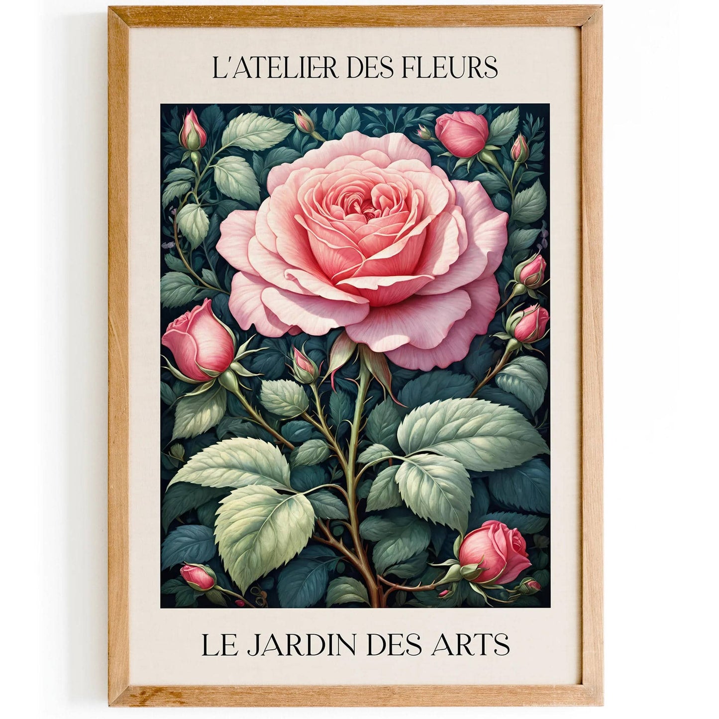 William Morris Victorian Rose Print - HypeSheriff