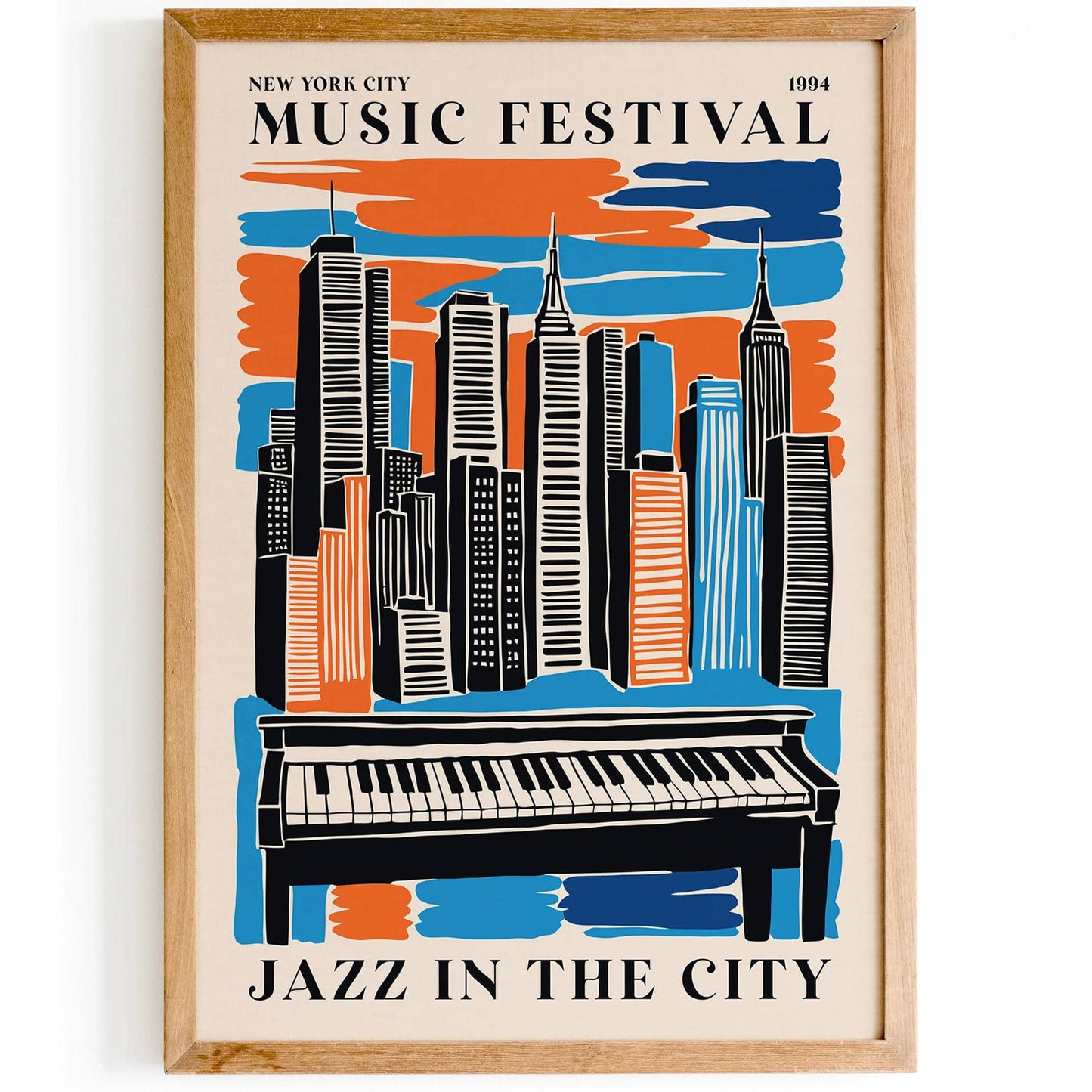 Jazz in the NYC Music Poster