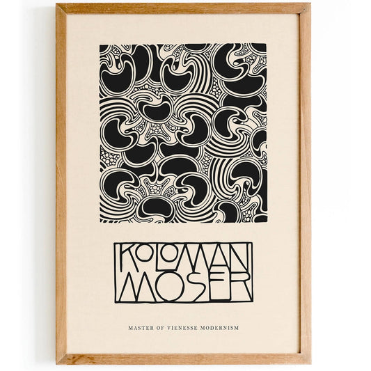 Koloman Moser Art Nouveau Vintage Wall Art - HypeSheriff