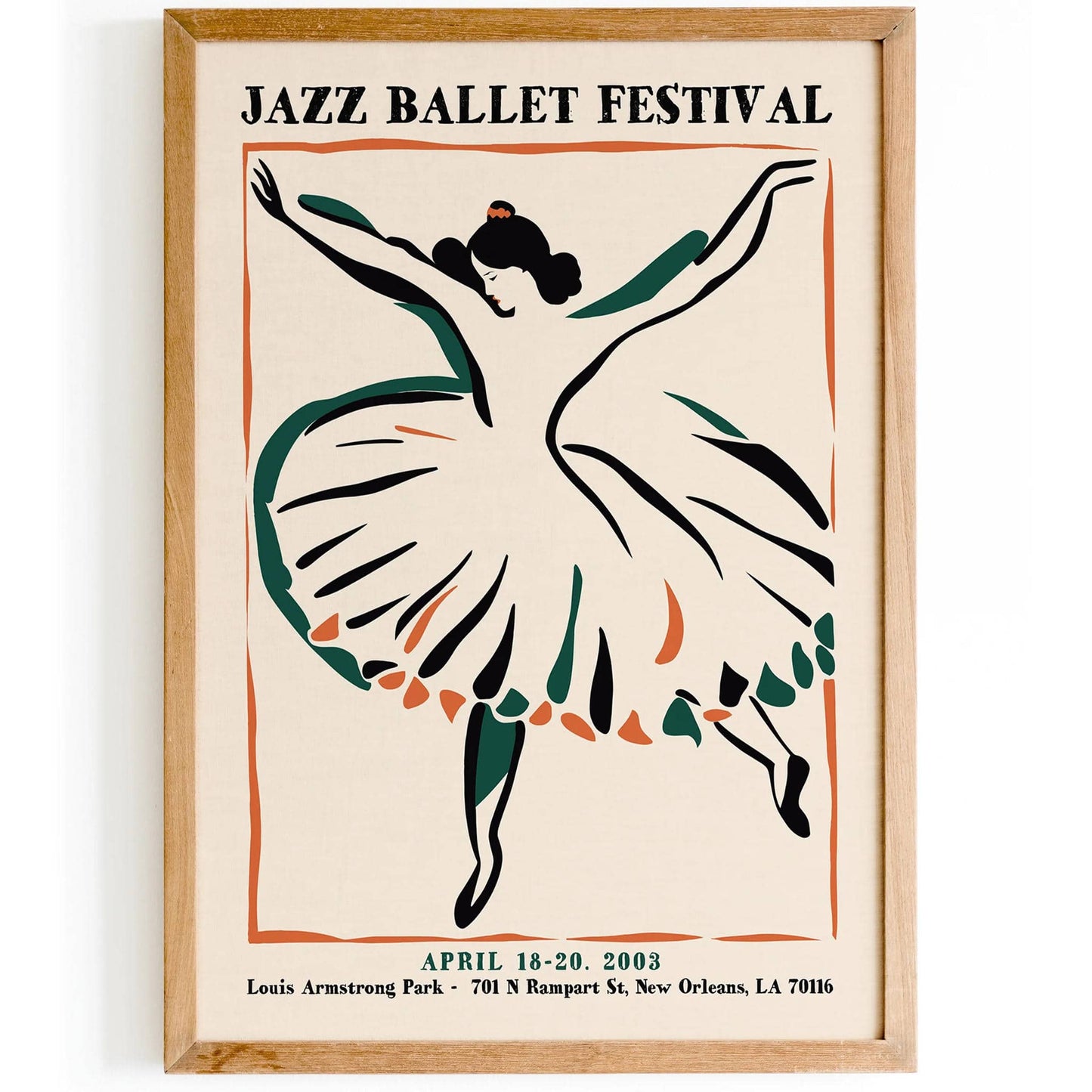 Jazz Ballet Festival - New Orleans Poster - HypeSheriff