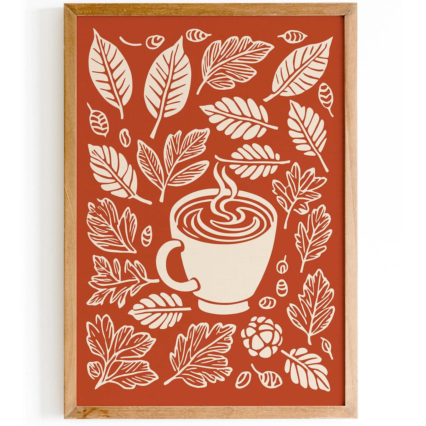Coffee Time Fall Kitchen Wall Art - HypeSheriff