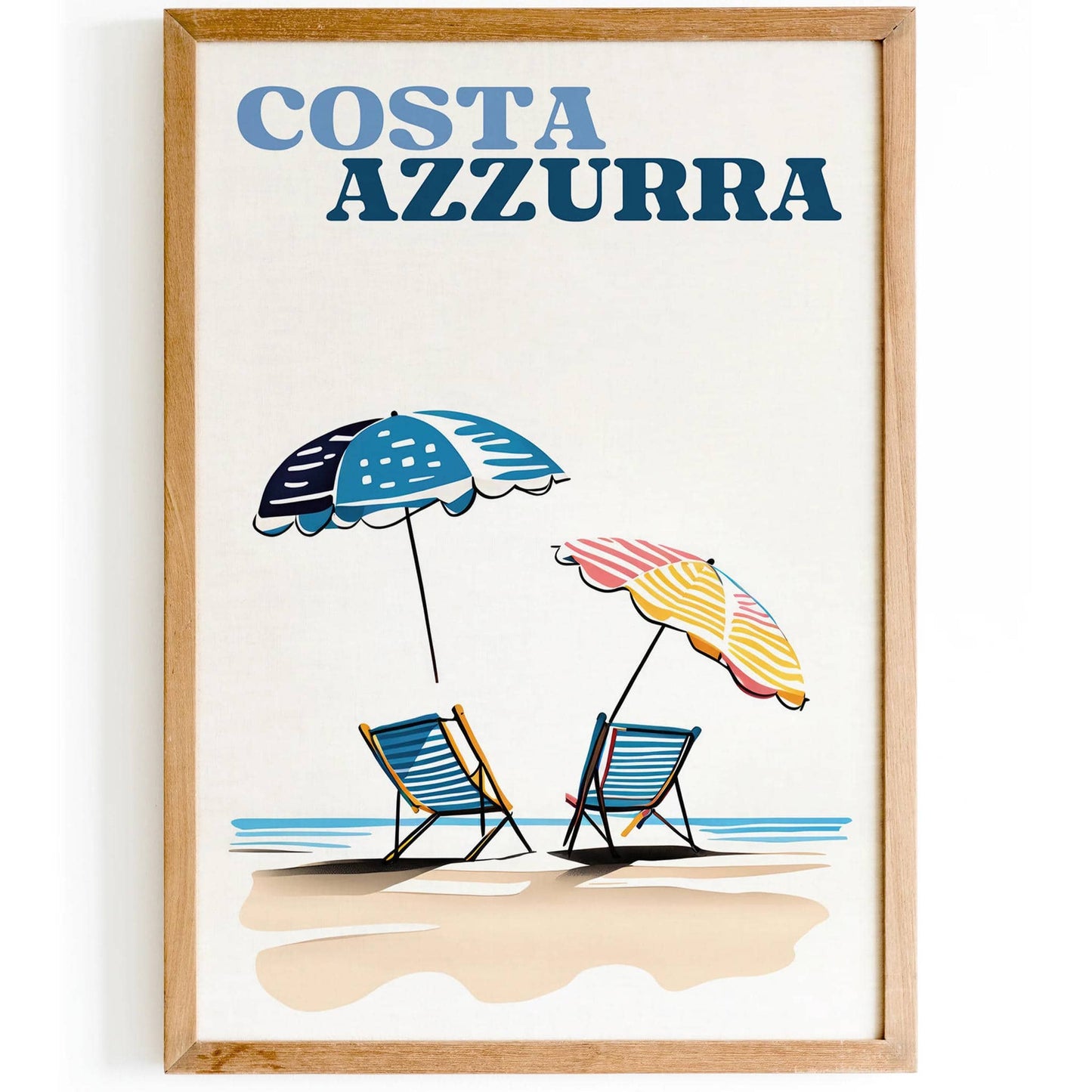 Costa Azzurra Travel Poster - HypeSheriff