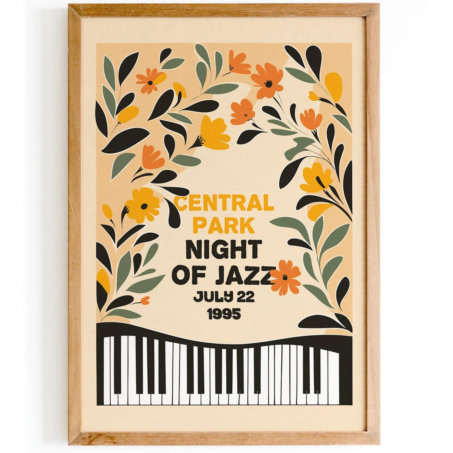 Central Park Night of Jazz 1999 Poster - HypeSheriff