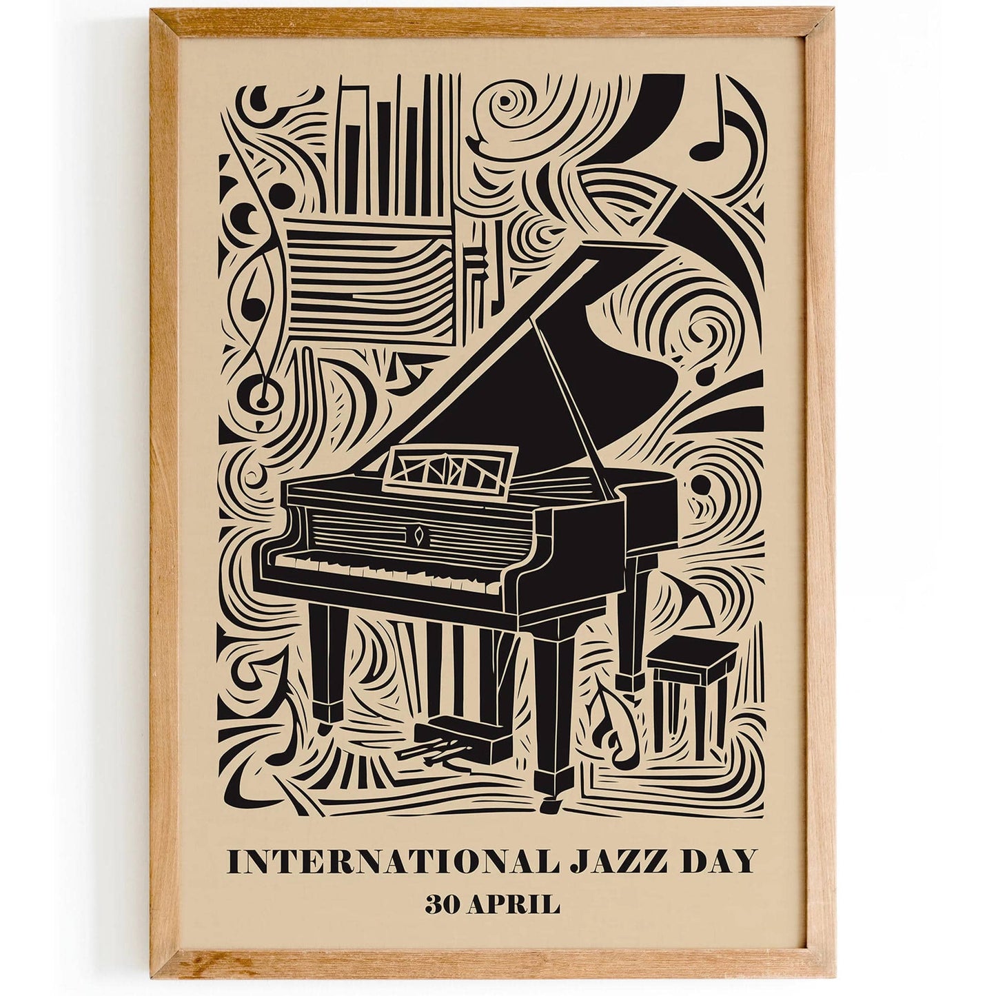 International Jazz Day 30 April Poster - HypeSheriff
