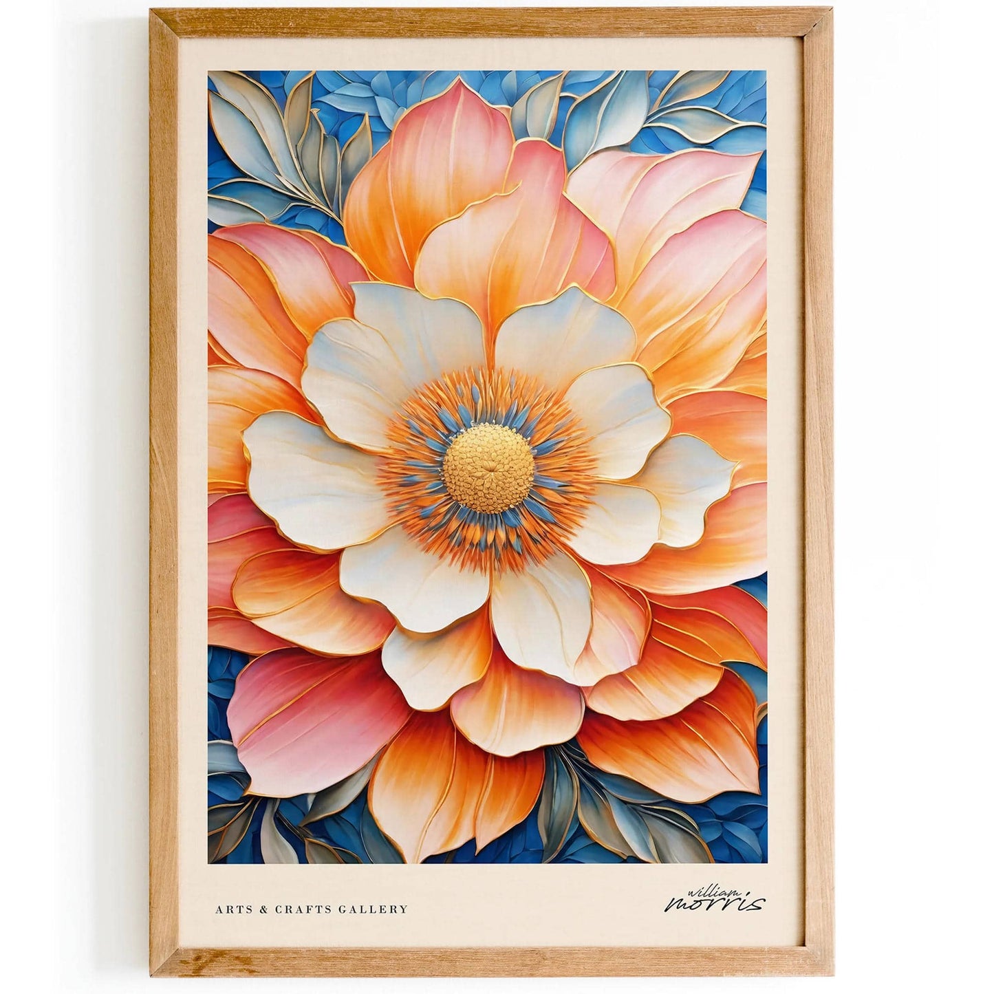 Floral Harmony: William Morris Art Poster - HypeSheriff