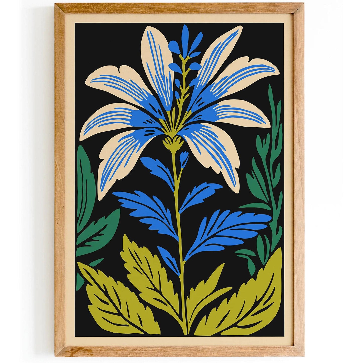 Botanical Art Print for Kitchen Wall Decor