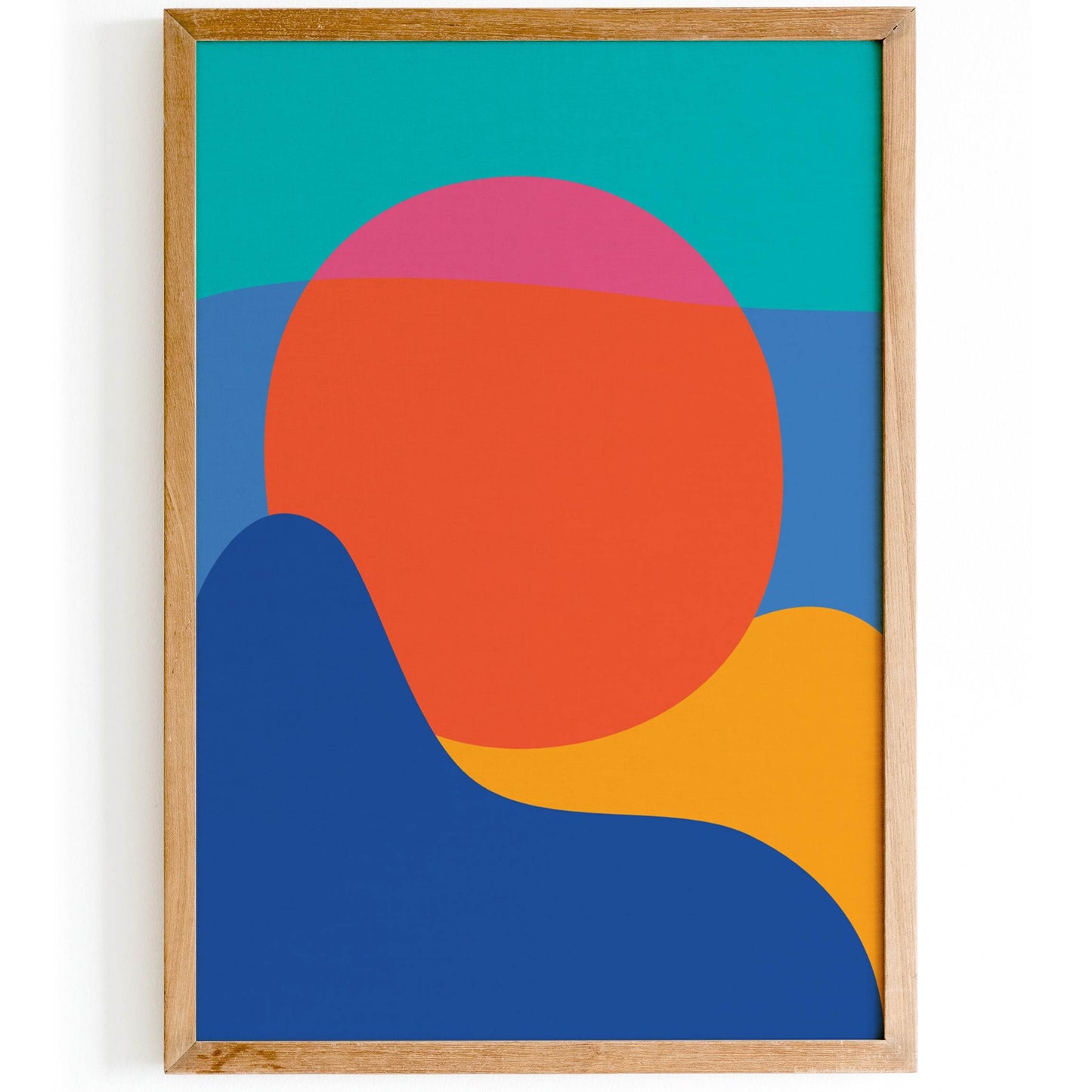 Colorful Landscape Print - HypeSheriff