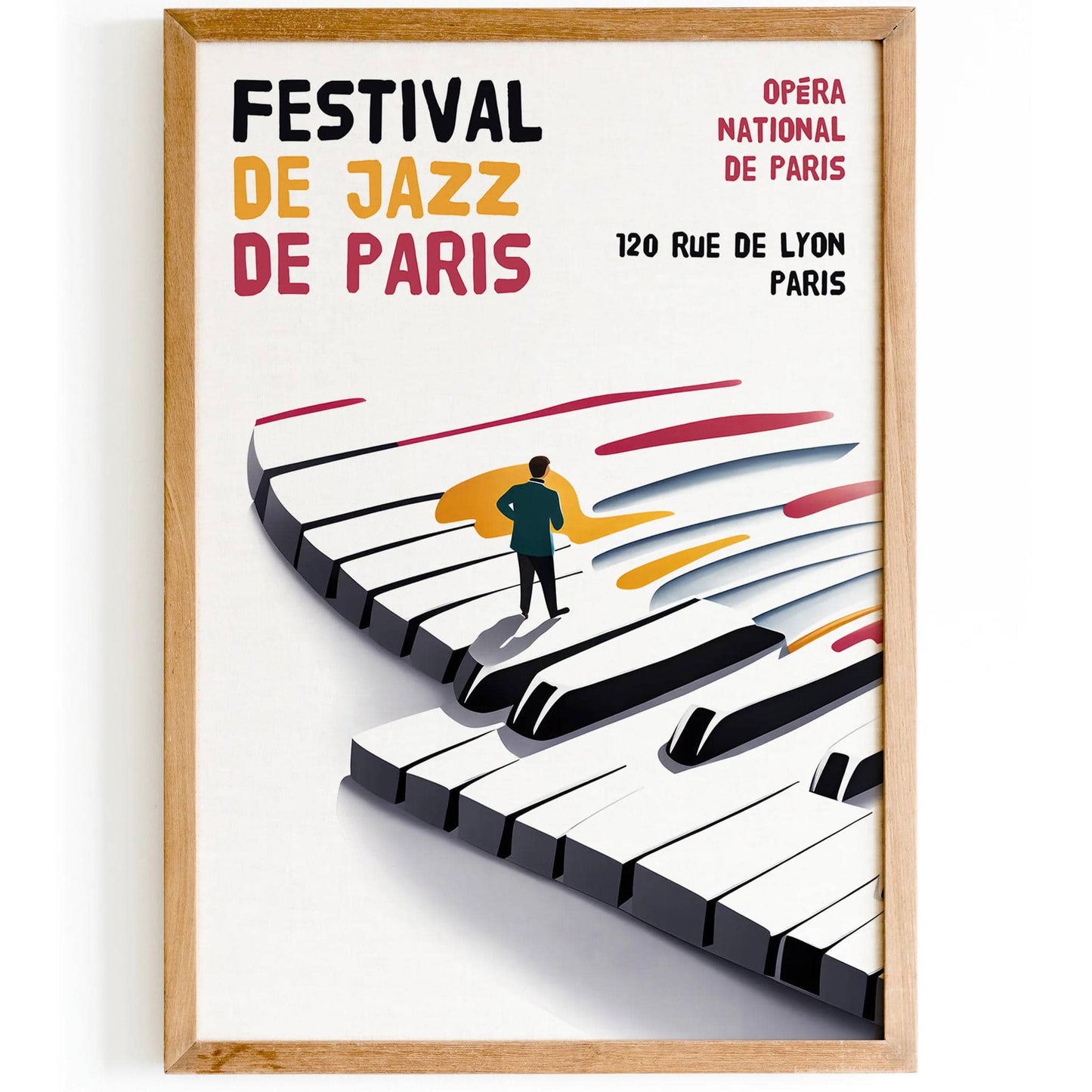 French Jazz Festival Poster - HypeSheriff