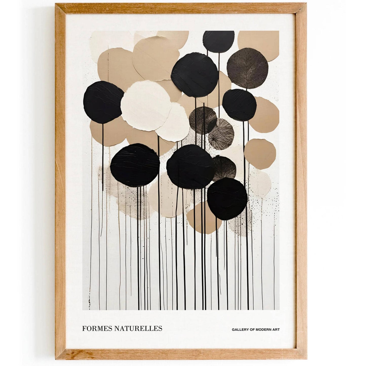 Abstract Painting of Formes Naturelles Wall Art - HypeSheriff