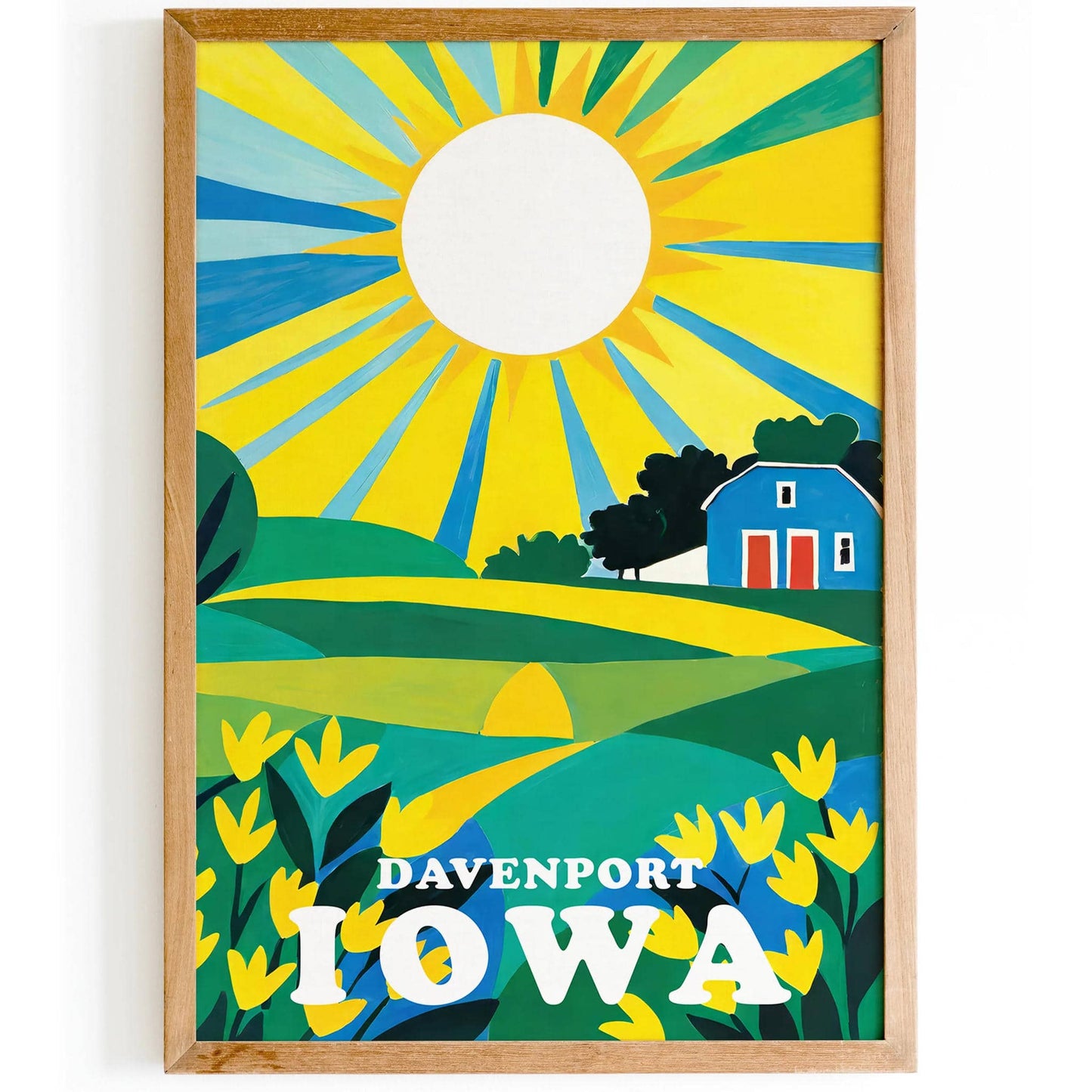 Iowa's Hidden Gems Art Poster - HypeSheriff