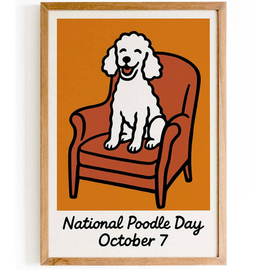 Poodle Day Celebration Poster