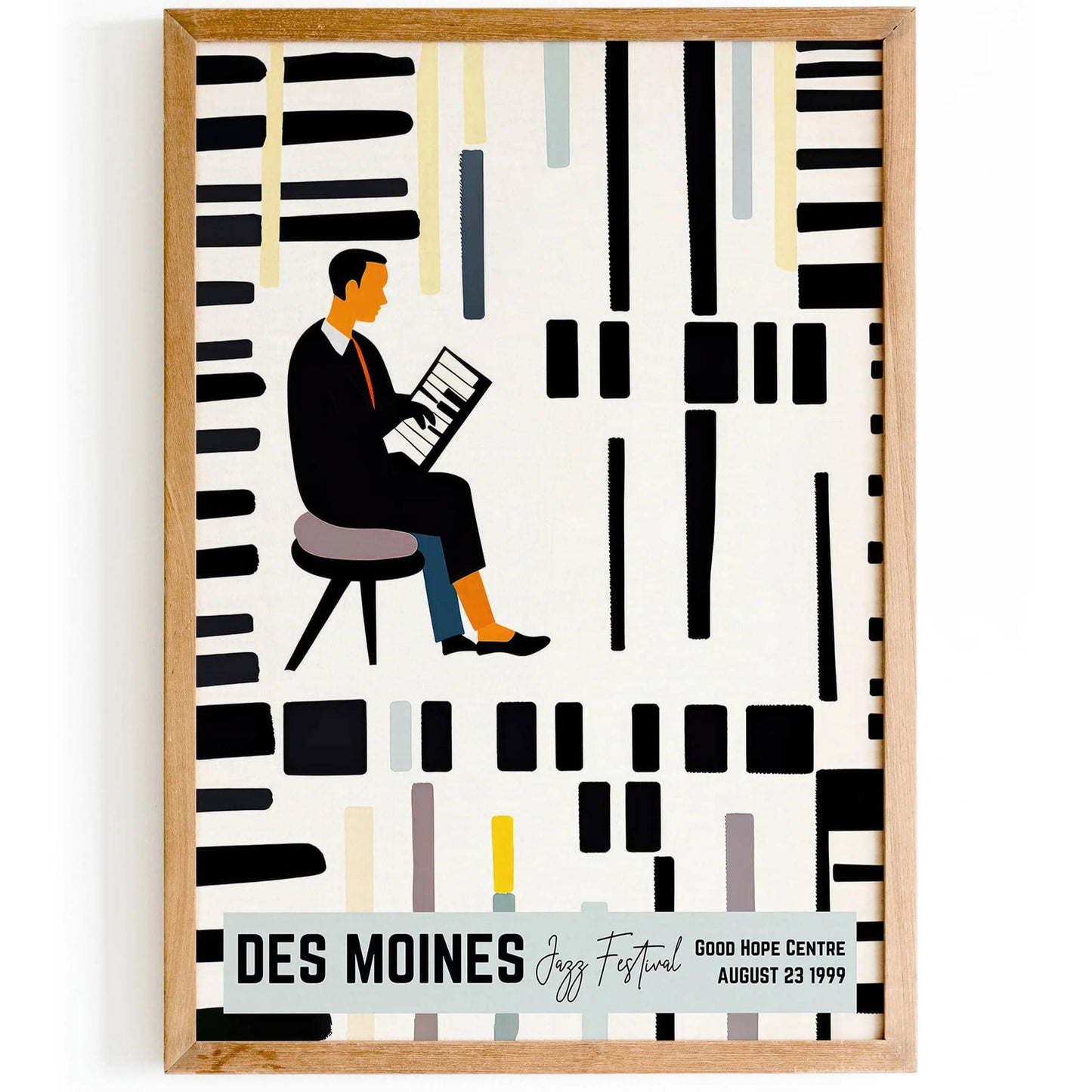 Des Moines Jazz Festival 1999 Poster - HypeSheriff