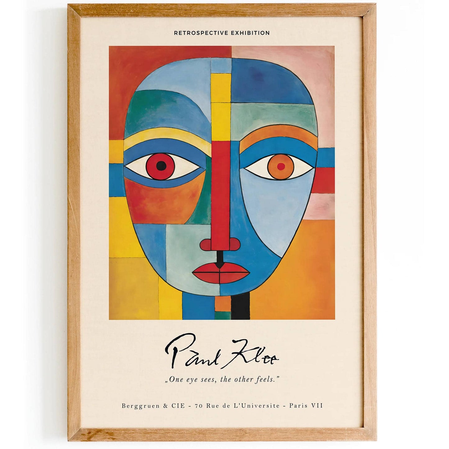 Paul Klee Senecio III Wall Art - HypeSheriff