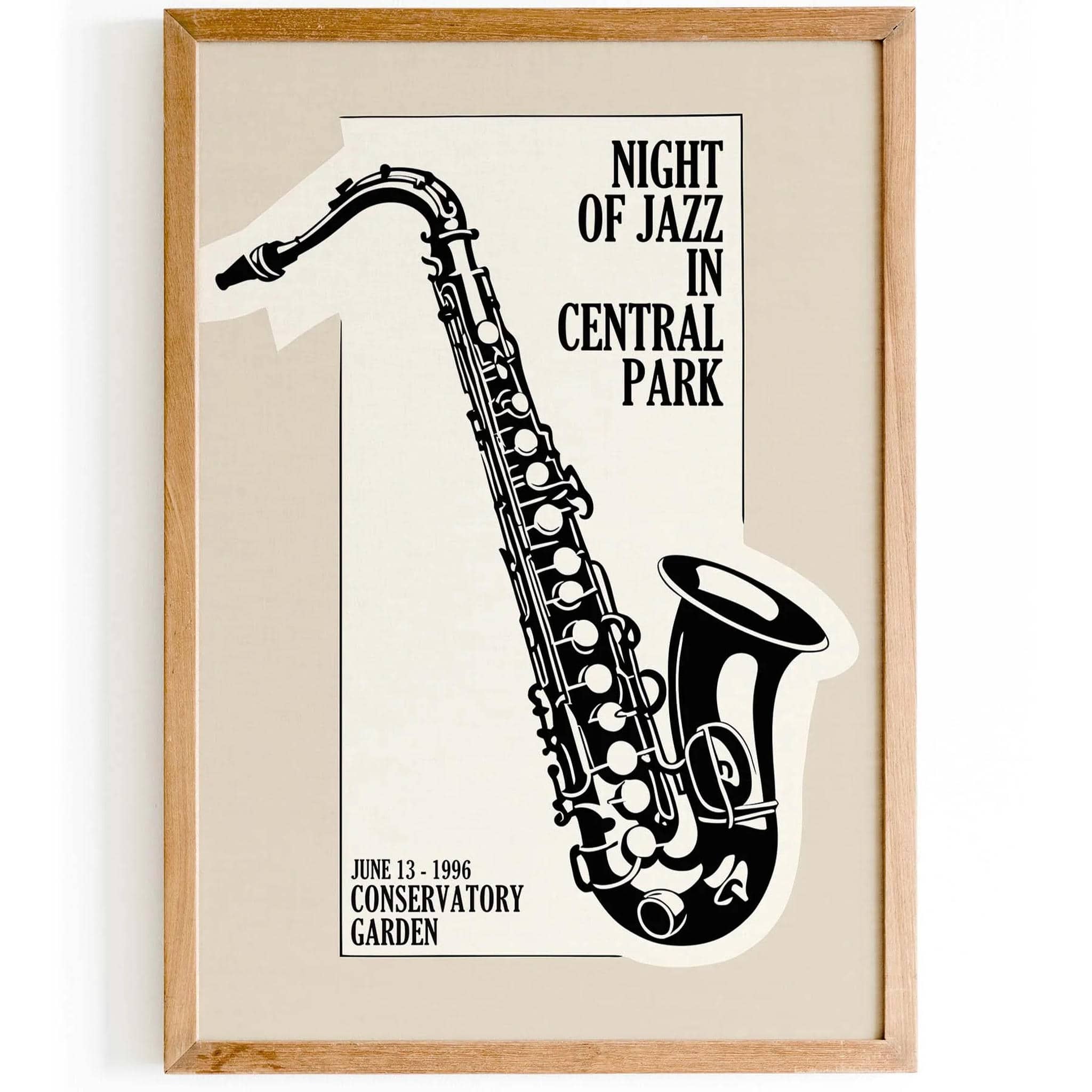 Night of Jazz Saxophone Poster – HypeSheriff