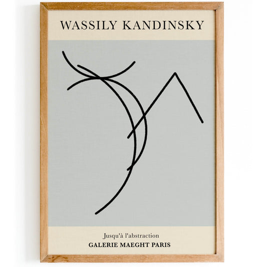 Wassily Kandinsky Dancer Line Art Poster - HypeSheriff