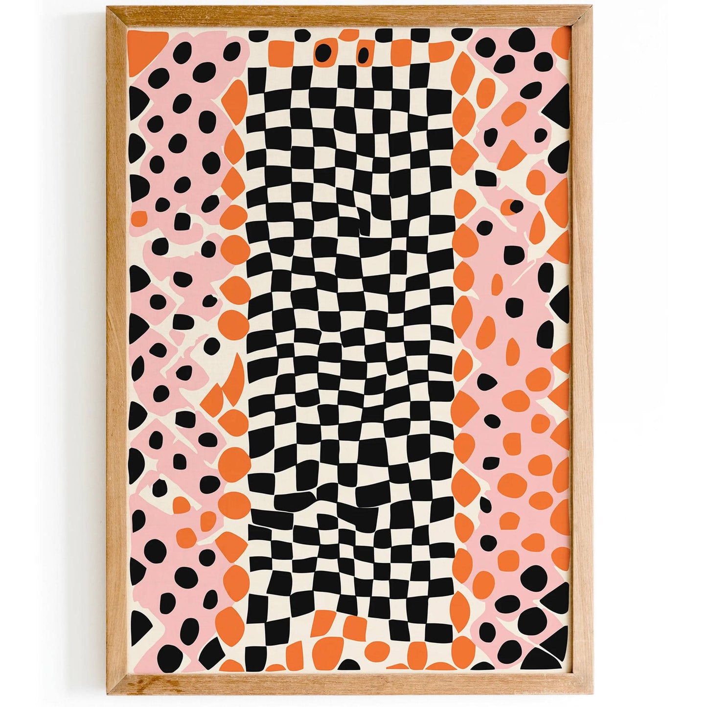 Mid Century Modern Pattern Art Print - HypeSheriff