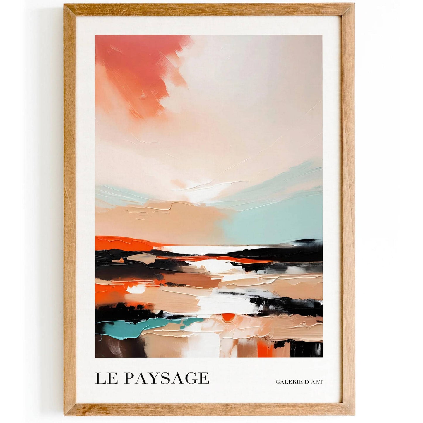 French Landscape Le Paysage Poster - HypeSheriff