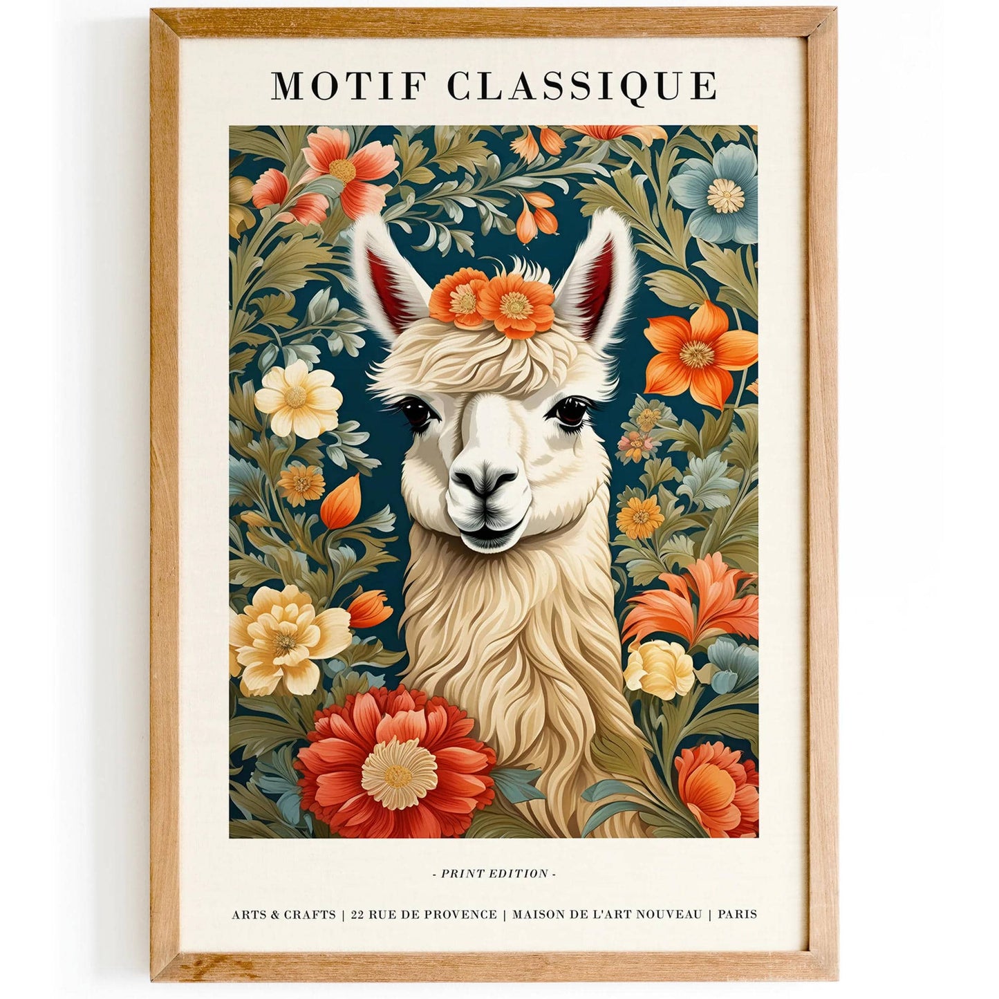 Llama Vintage Style Poster - HypeSheriff