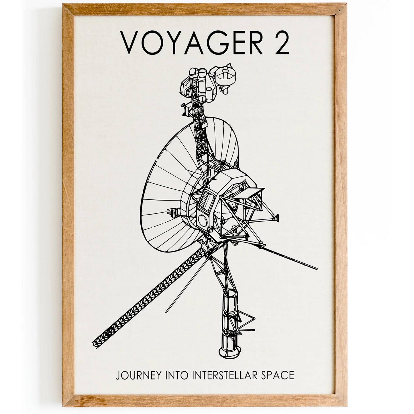 Voyager 2 Space Probe Poster - HypeSheriff