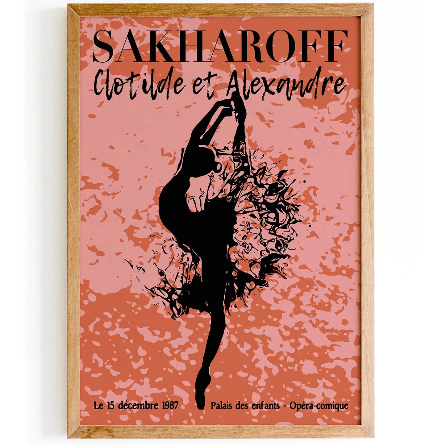 Sakharoff French Ballerina Poster - HypeSheriff