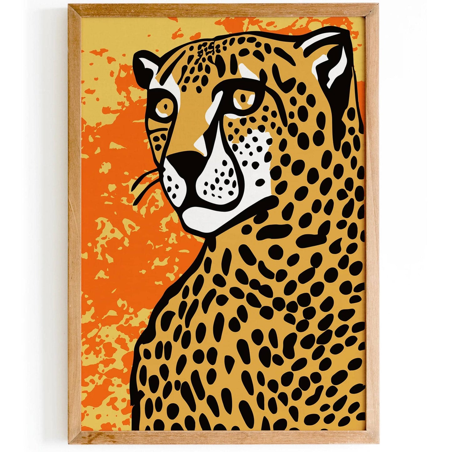 The Stare - Jungle Cheetah Art Print - HypeSheriff
