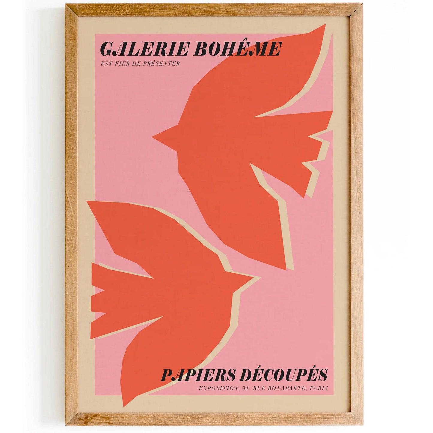 Galerie Bohême Pink Poster - HypeSheriff