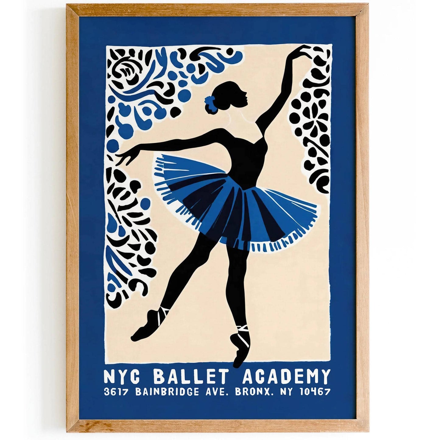 NYC Ballet Academy Retro Poster - HypeSheriff