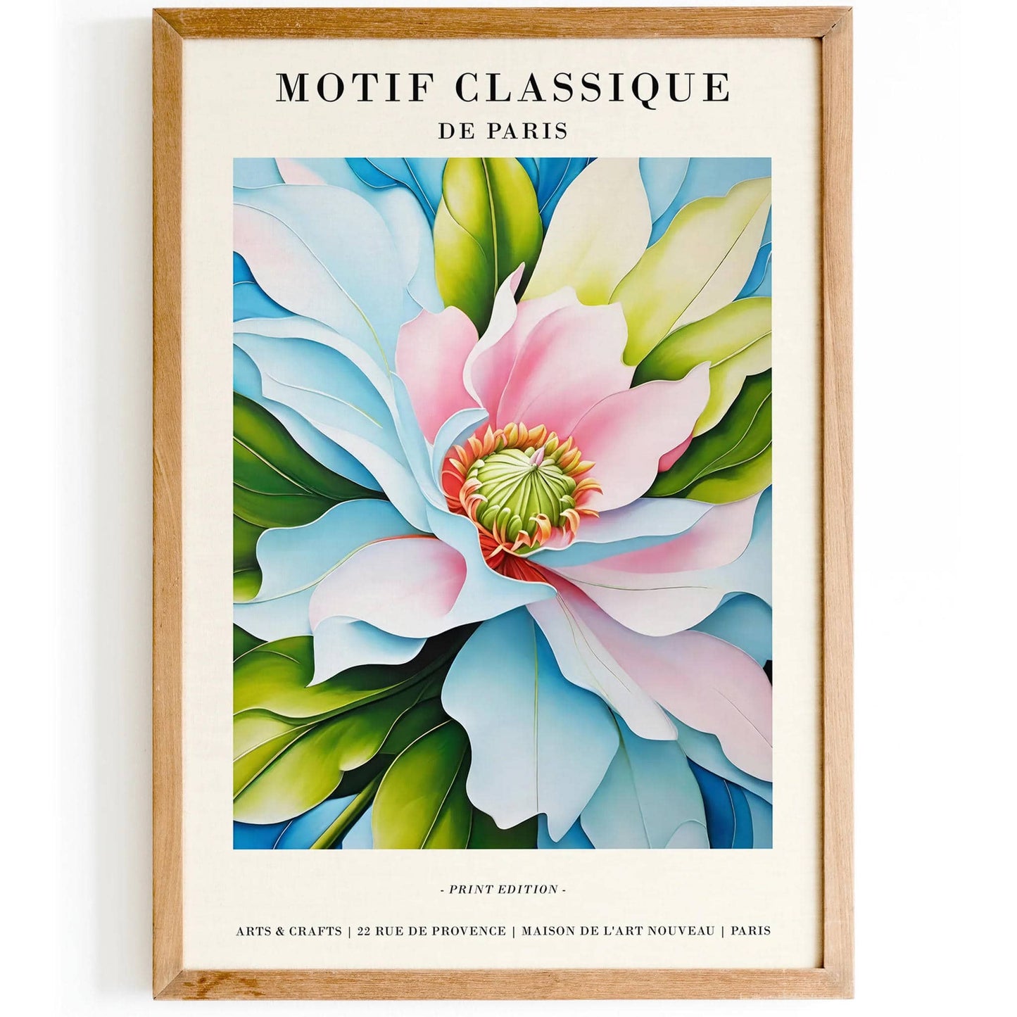Refined Aesthetics: Motif Classique Poster - HypeSheriff